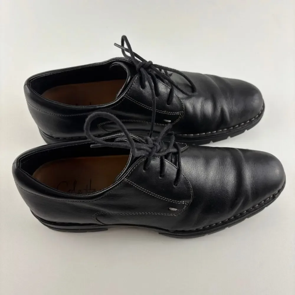 Cole Haan Black Leather Lace Up Dress Shoes Mens Size 9